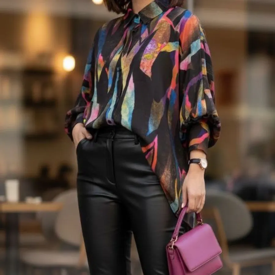 شومیز طرحدار