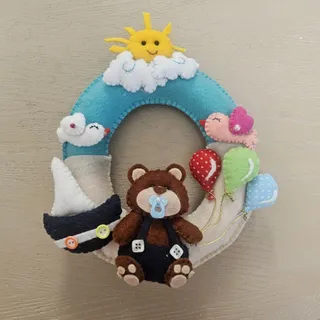 حلقه اتاق کودک 
نمدی