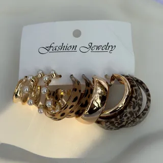 ‌پک گوشواره پلنگی