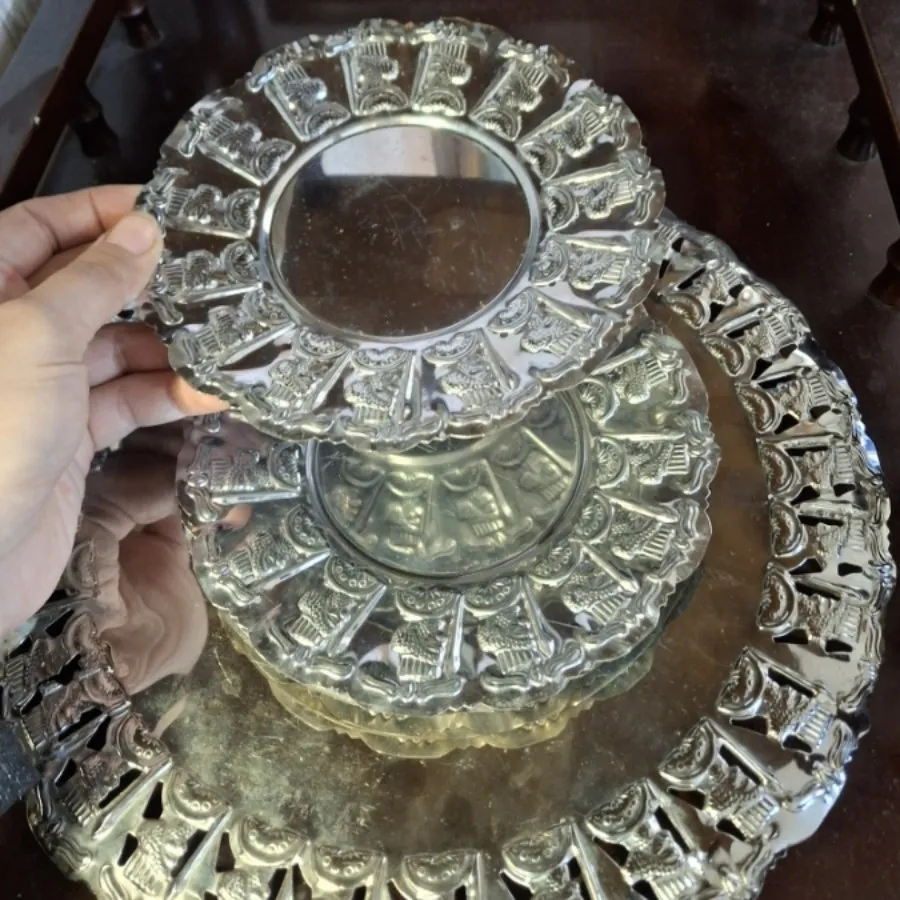 کیک خوری فلزی 7 پارچه