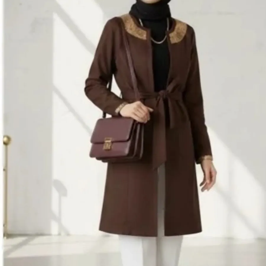 مانتوکتان مجلسی پولکی