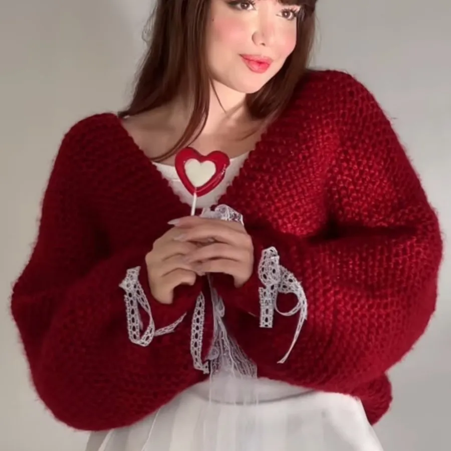 ژاکت دستبافت زنانه