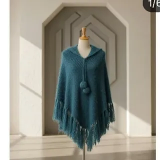 پانچو بافت zara