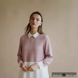 شومیز دو رنگ