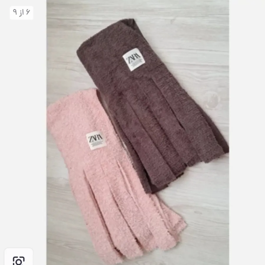 بیگ اسکارف قهوه ای سوخته