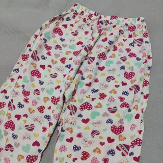 شلوار نخی نیم بگ