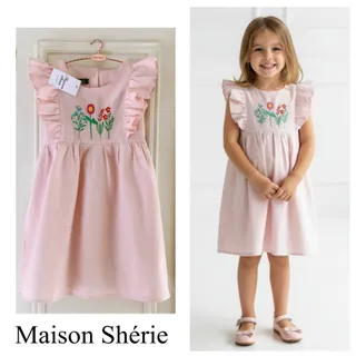 پیراهن گلدوزی کودک