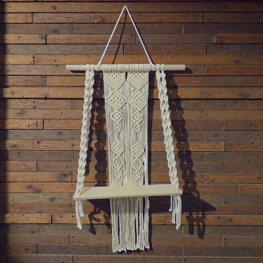 شلف مکرومه یک طبقه