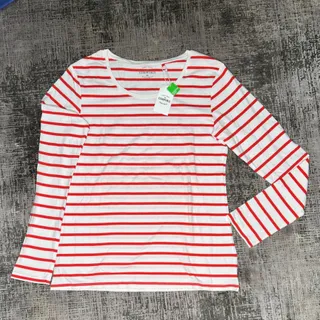 تیشرت راه‌راه آستین بلند