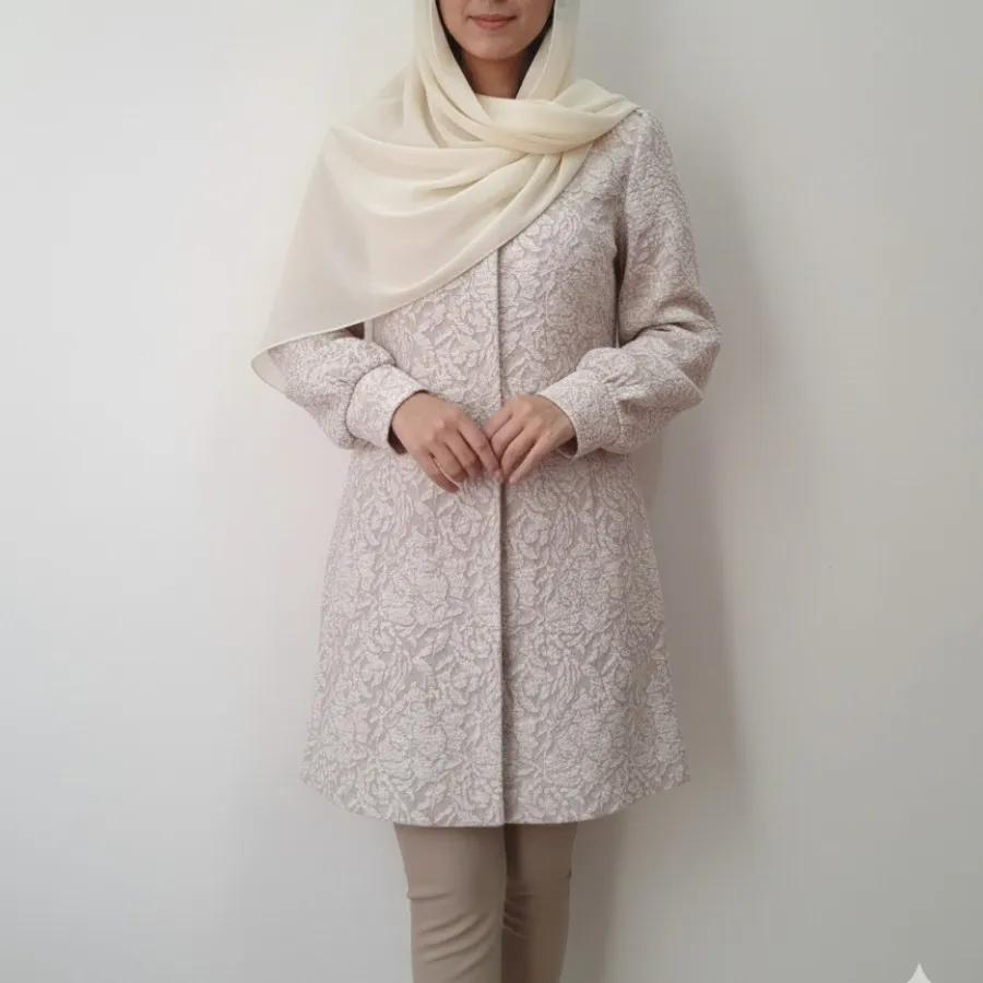 مانتو ژاکارد پفکی