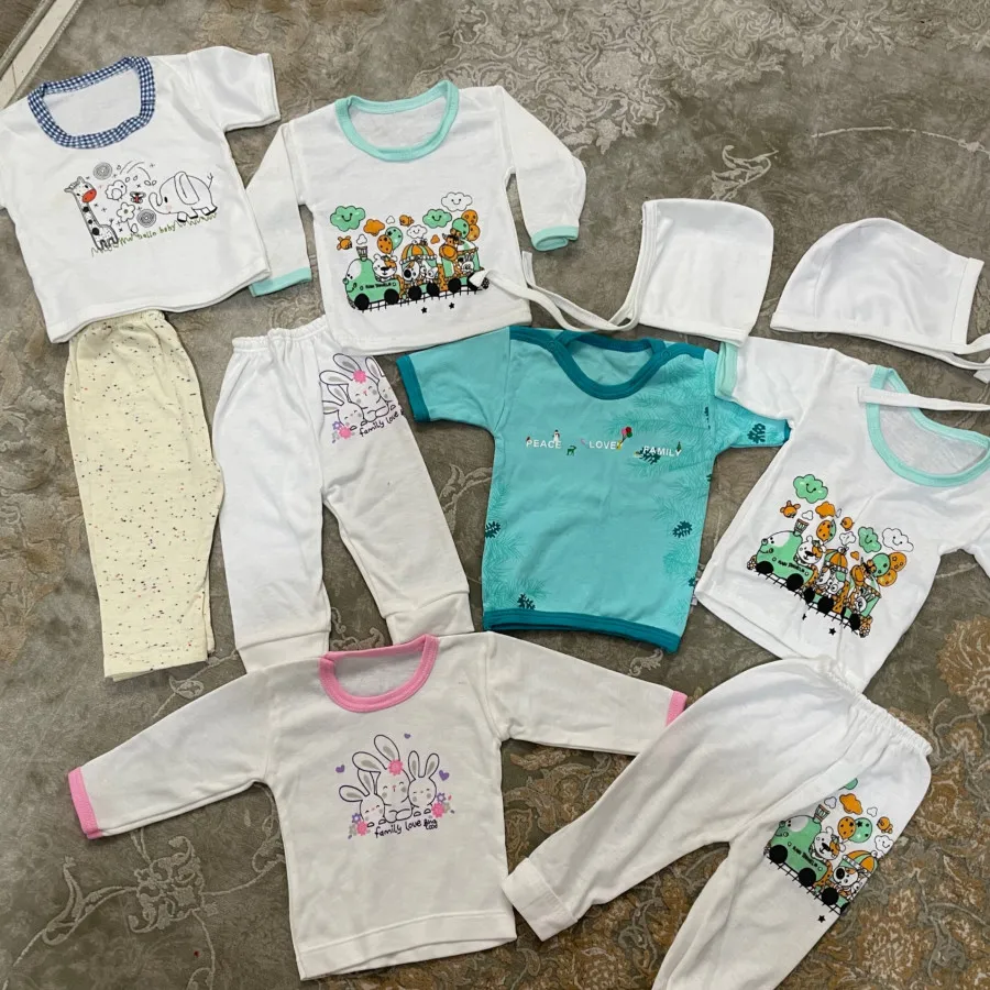 ست لباس نوزادی