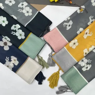 روسری نخ اسپان طرح بنیتا