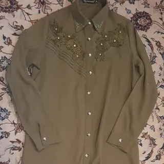 مانتو تونیک سبز