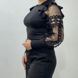 شومیز ریون گرم بالا