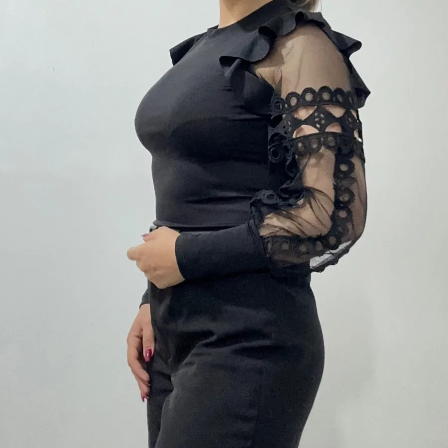 شومیز ریون گرم بالا