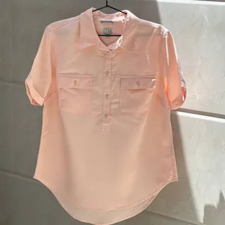 شومیز نخی صورتی