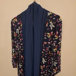 مانتو حریر پروانه ای