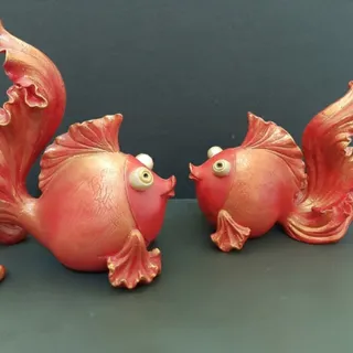 مجسمه ماهی ( یک جفت )