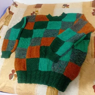 پلیور  بافت چهل تیکه