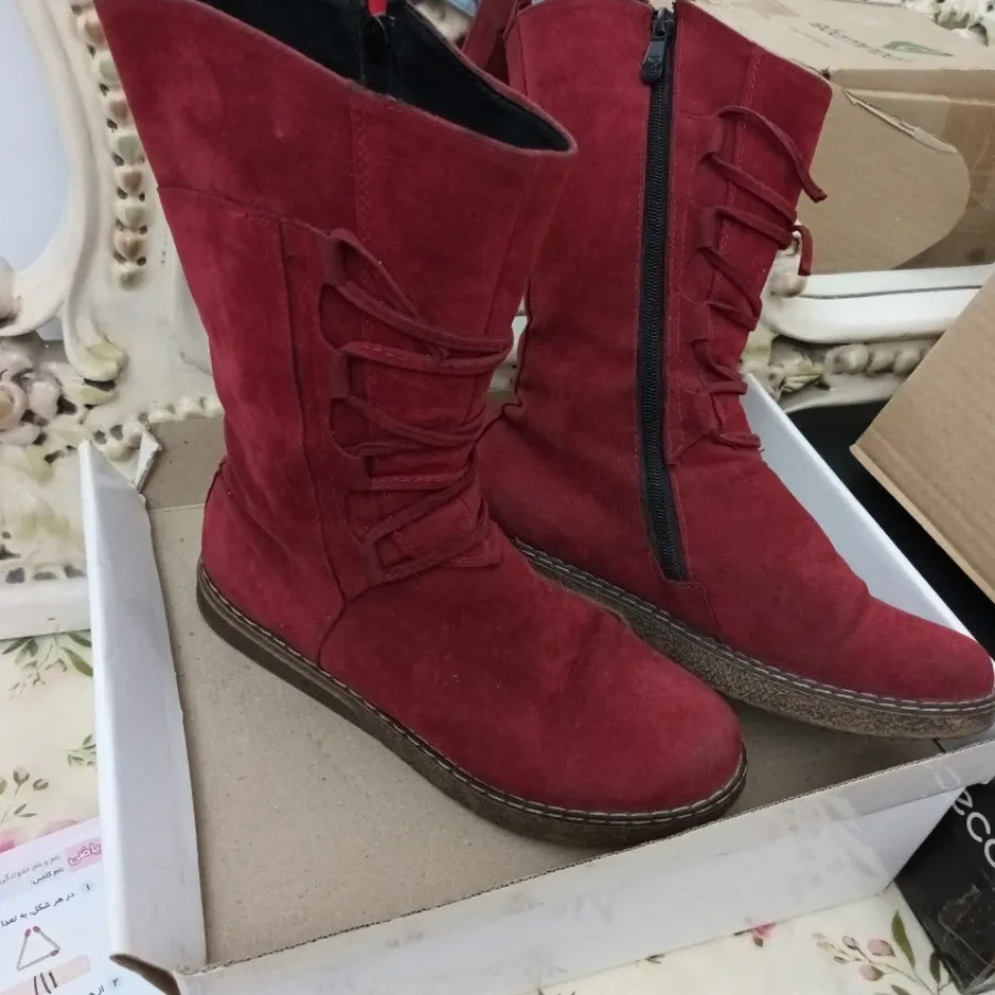 بوت جیر زرشکی اورجینال