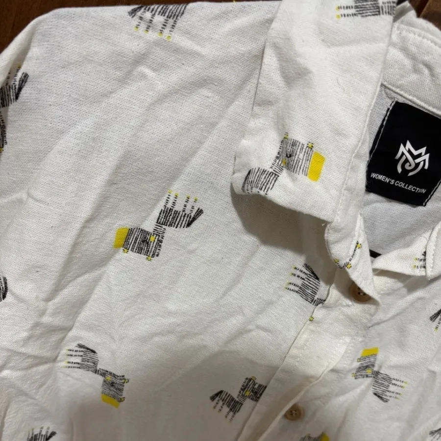 شومیز مانتویی طرح گورخر