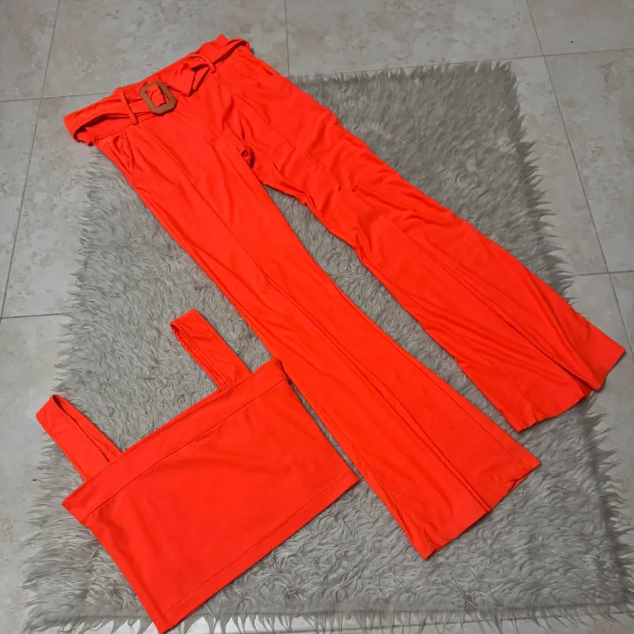 شلوار و نیم تنه نارنجی S