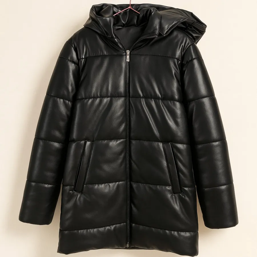 کاپشن چرم بسیار خوش پوش