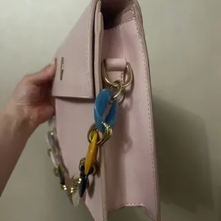 کیف مجلسی صورتی پودری