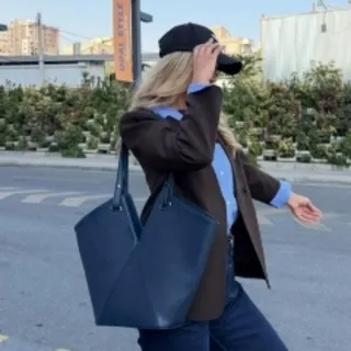 کیف رزا سرمه ای