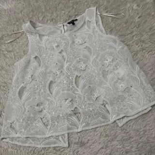 تاپ سفید گیپور برند