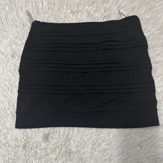 دامن مشکی مدل چیندار S