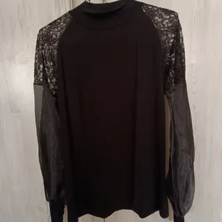 شومیز ترک آستین پفی