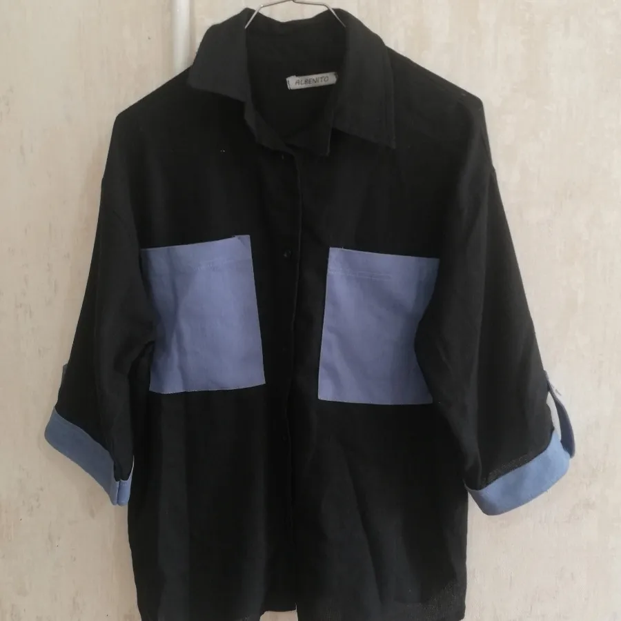 شومیز دو رنگ