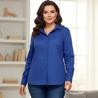 شومیز سورمه ای شاین