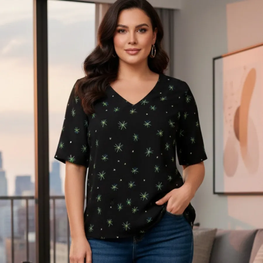 شومیز حریر و نخ وارداتی