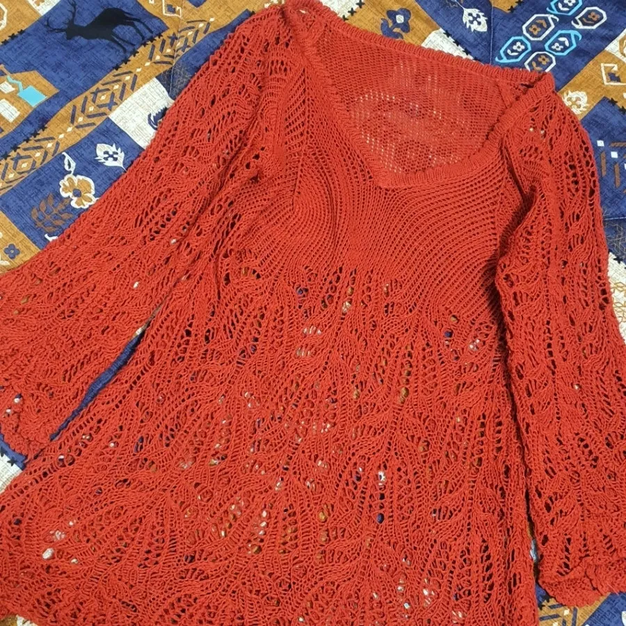 تونیک مهمونی قلاب بافی