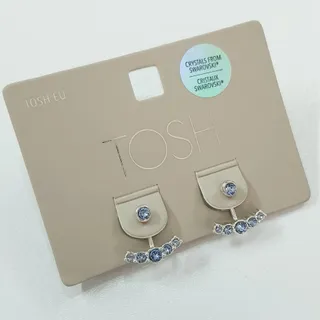 گوشواره دو حالته نقره ای