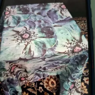 روسری نخی ابعاد 124x125