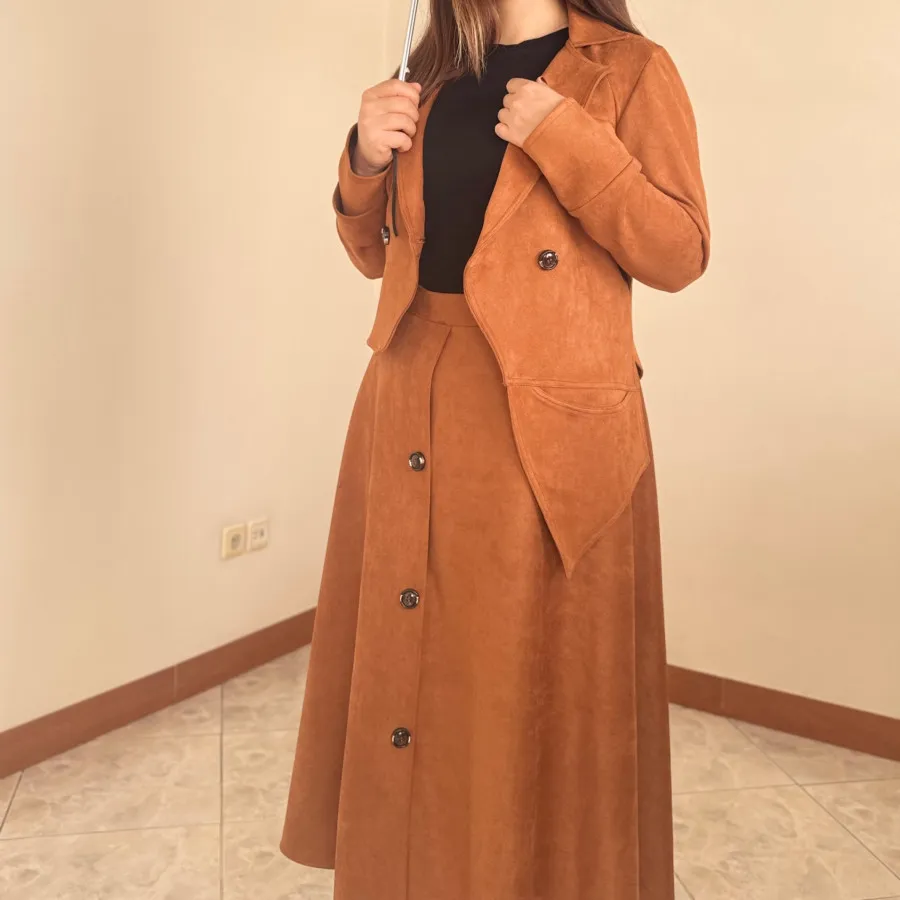 کت دامن سوییت پاییزی