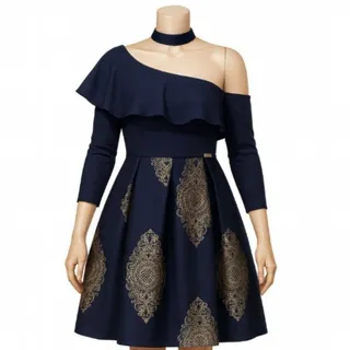 پیراهن مجلسی ژاکارد