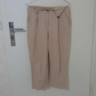 شلوار راسته کرم