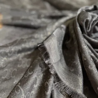 روسری قهوه ای لمه دار