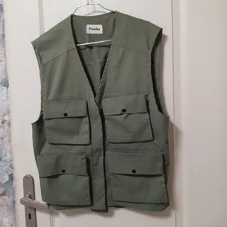 جلیقه نخی و چهار جیبی