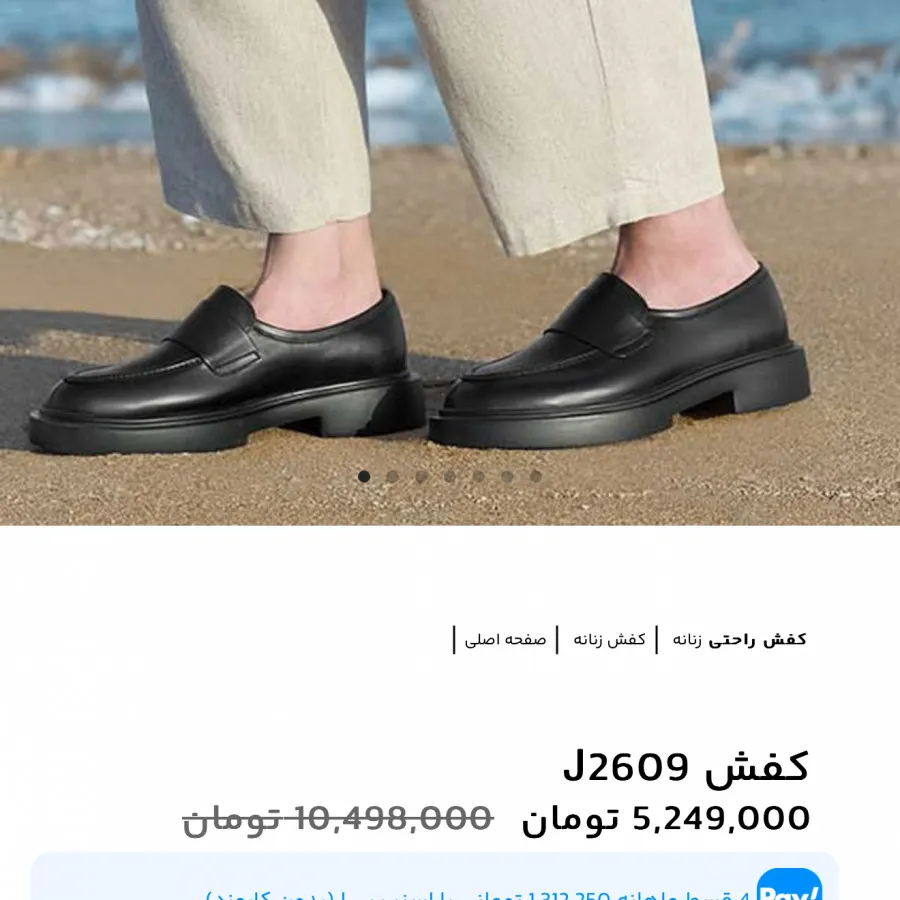 کفش چرم مشهد