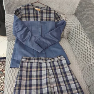 کت و دامن مانتویی