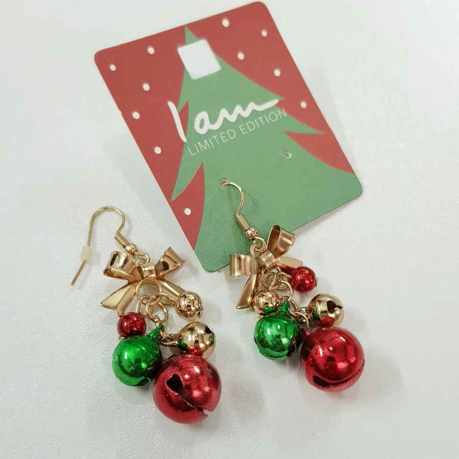 گوشواره کریسمسی آویزدار