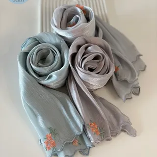 شال مجلسی حریر گلدار