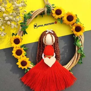 اویز عروسک مکرومه