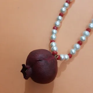 گردنبند طرح انار