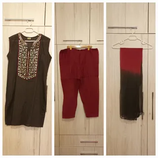 کورتا شلوار شال هندی